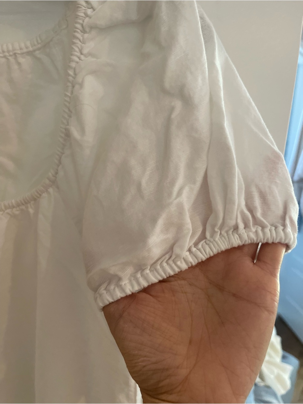Women’s Jcrew white linen dress coverup - Picture 3 of 5